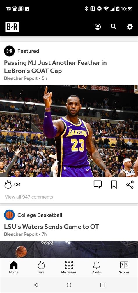 download bleacher report for free.